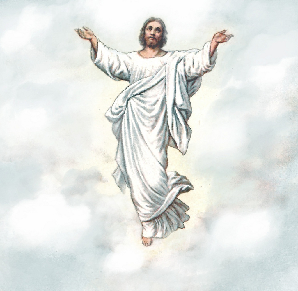 Jesus In Heaven Clipart Jesus Ascension Into Heaven