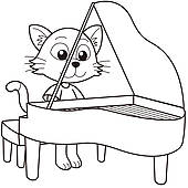 Playing Grand Piano Clipart   Cliparthut   Free Clipart