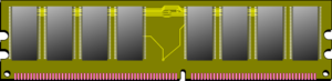 Ram Memory Computer Vector Clip Art