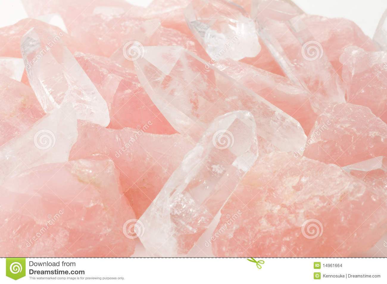 Rose Quartz And Crystal Stock Images   Image  14961664