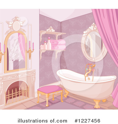 Royalty Free  Rf  Bathroom Clipart Illustration By Pushkin   Stock