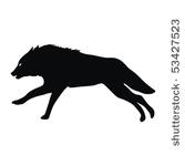 Running Wolf Vector   Download 283 Silhouettes  Page 1