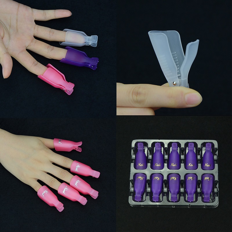    Soaker Wrap Cleaner Nail Clip Caps Uv Gel Polish Remover Nail Art Jpg