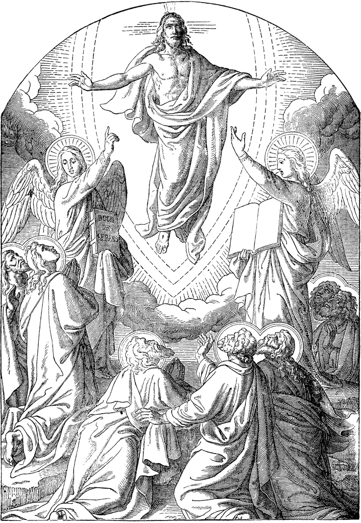 The Ascension Of Christ   Clipart Etc