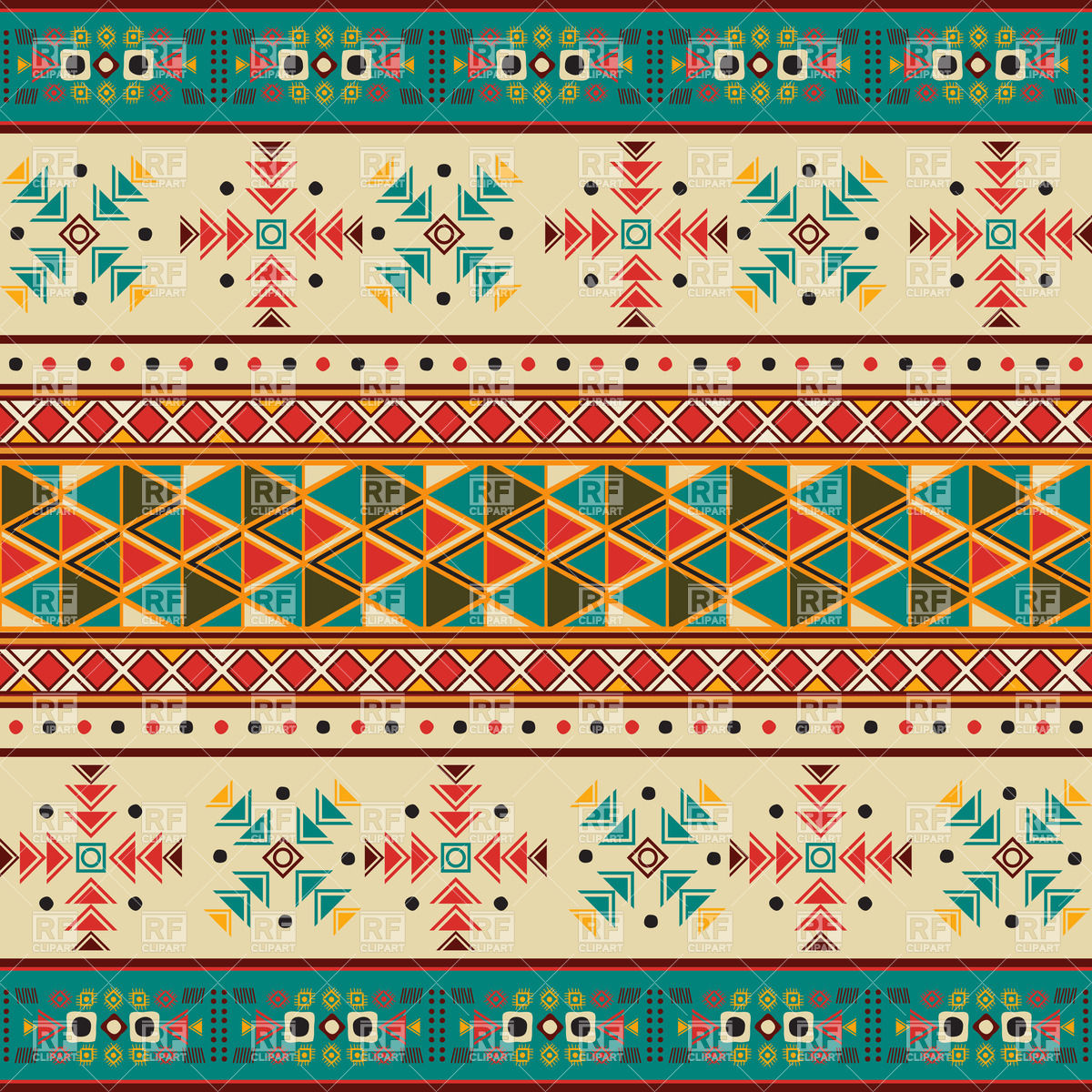Tile With Navaho Pattern Download Royalty Free Vector File Eps