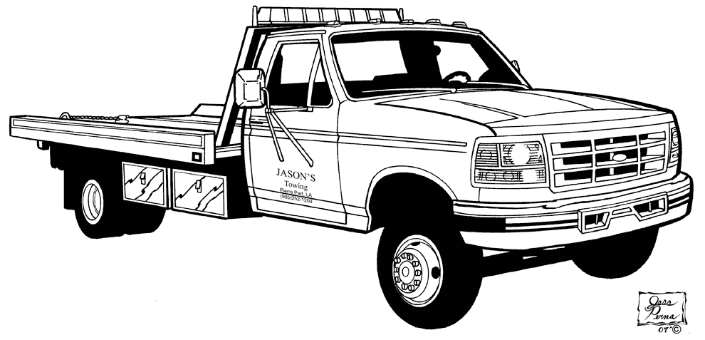 Truck Coloring Pages Ford Coloring Papers Ford Escort Colouring Page    