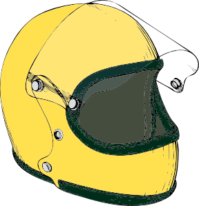      Vector Crash Helmet Clip Art 103469 Crash Helmet Clip Art Medium Png