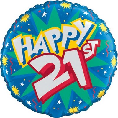 21st Birthday Clipart