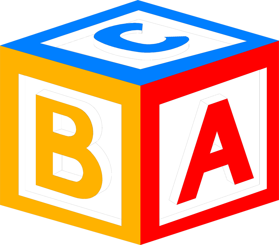 Block Toy   Free Stock Photo   Illustration Of A Block With Abc S On