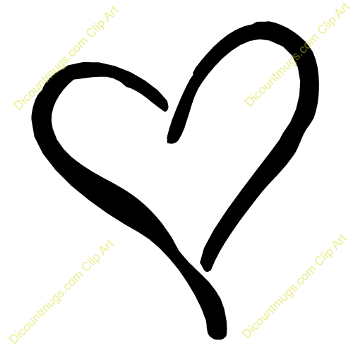 Clip Art Heart Outline   Clipart Panda   Free Clipart Images