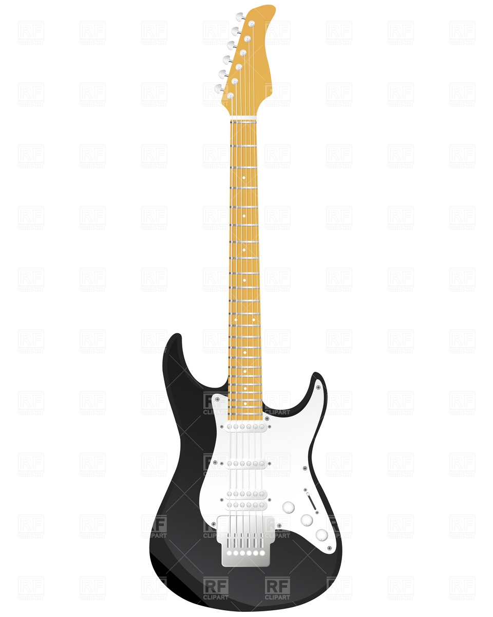 Clipart Catalog   Objects   Electric Guitar Download Royalty Free    
