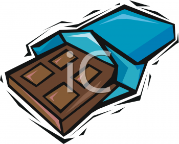 Clipart Picture Of A Chocolate Bar   Foodclipart Com