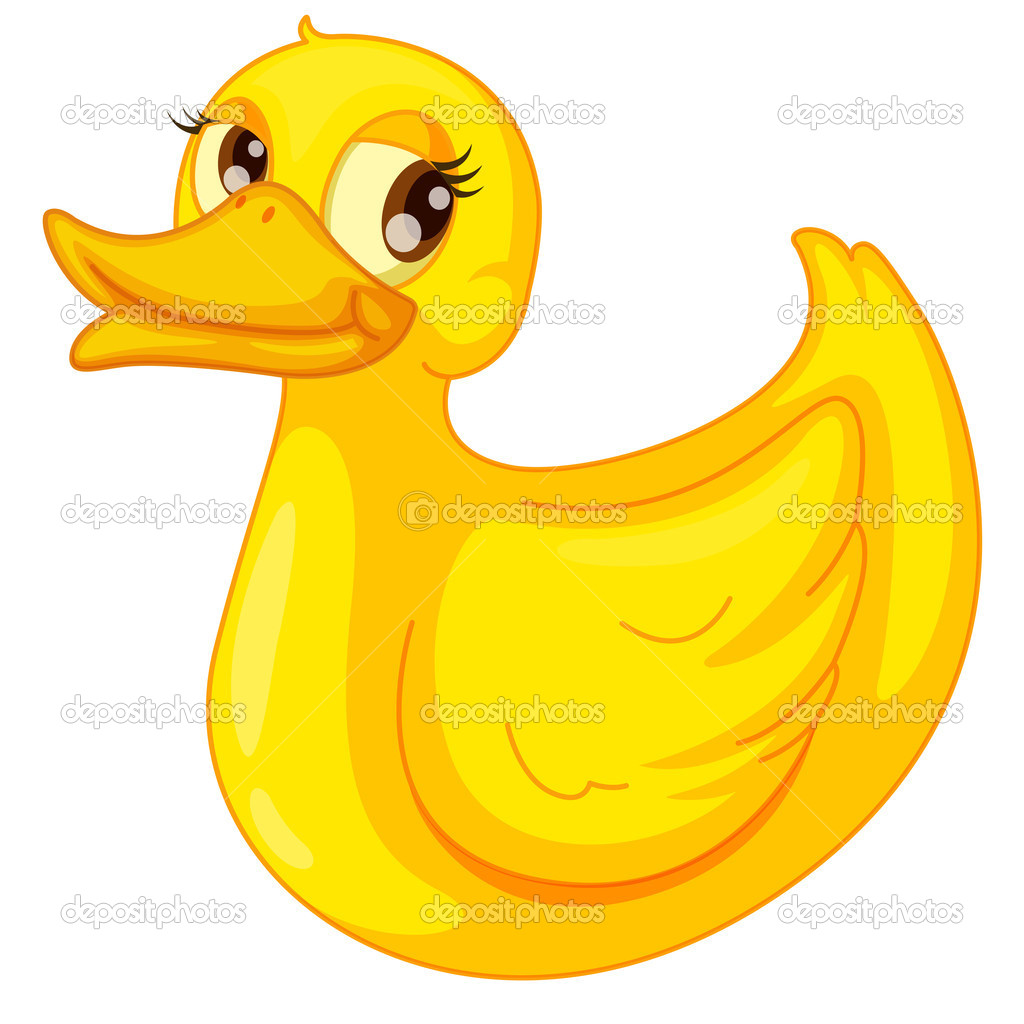 Clipart Style Cartoon Of Duck   Stock Vector   Interactimages