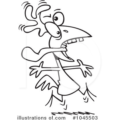 Crazy Chickens Colouring Pages
