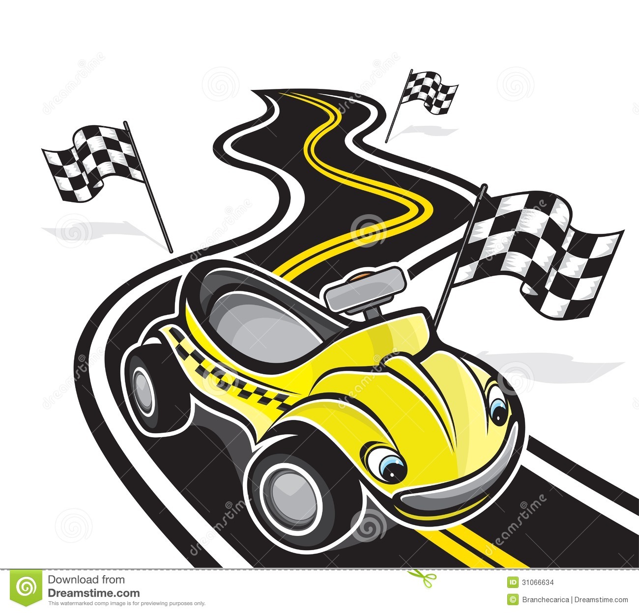 Cute Race Car Stock Images   Image  31066634