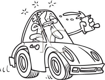 Drunk Driving Accidents Clipart