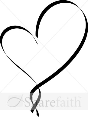 Heart Outline Clip Art   Clipart Panda   Free Clipart Images