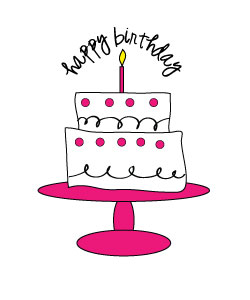 Pink Polka Dot Birthday Cake Clip Art Pink Polka Dot Cupcake Clipart