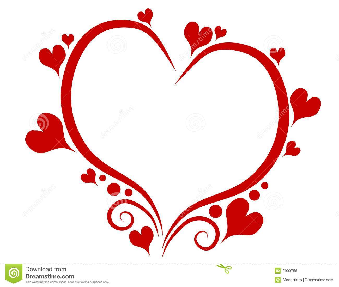 Red Heart Outline Clipart   Clipart Panda   Free Clipart Images