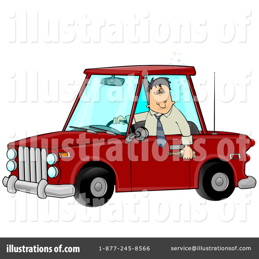 Royalty Free Rf Drunk Driving Clipart Illustration By Dennis Cox Stock