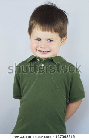 Sheepish Grin On Little Boy Stock Photo 137062616   Shutterstock