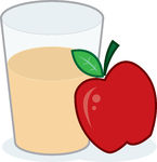 Apple Juice Vector Clip Art