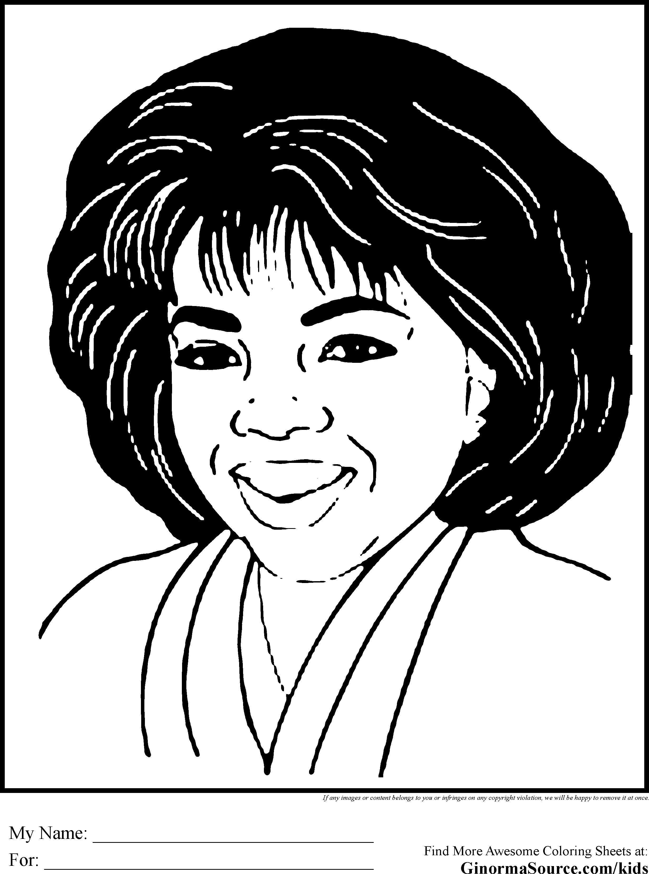 Black History Coloring Pages Oprah   Print Now   Pinterest