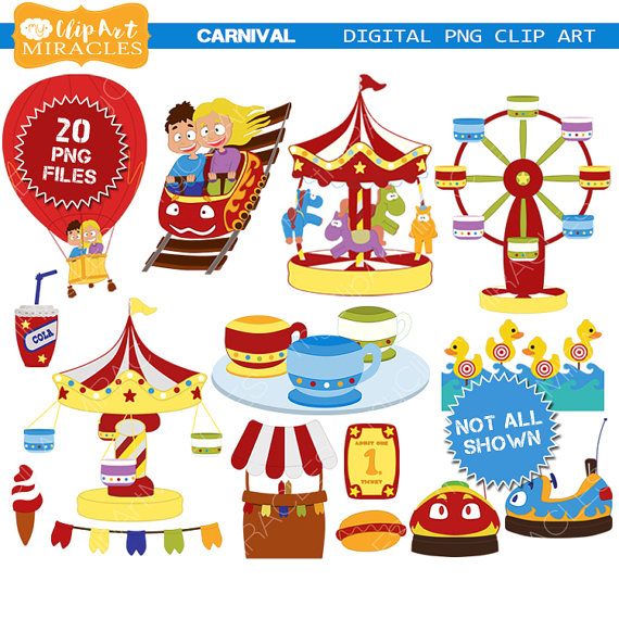 Carnival Clipart Amusement Park Clipart Kids Playground Clip Art