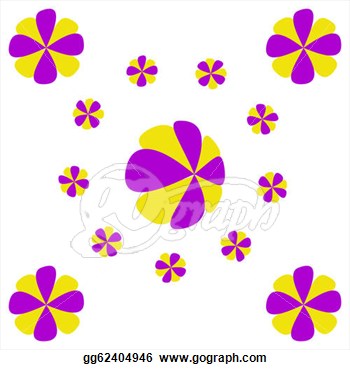 Clip Art   Abstract Tropical Floral Frame With Flowers And Balls