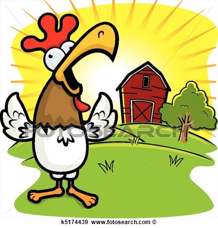 Clip Art   Rooster Farm  Fotosearch   Search Clipart Illustration