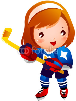 Girl Ice Hockey Player Stock Image And Royalty Free Vector Files On