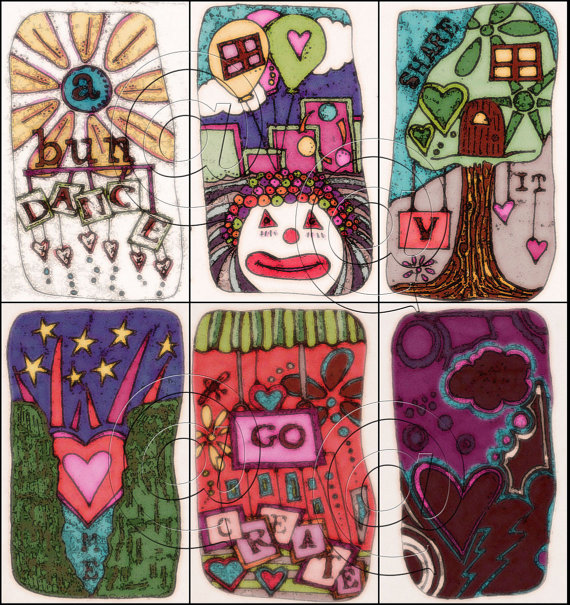 Items Similar To Digital Clip Art Tarot Spirit Cards Download On Etsy