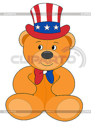 Patriotic Teddy Bear     Smileyjoe