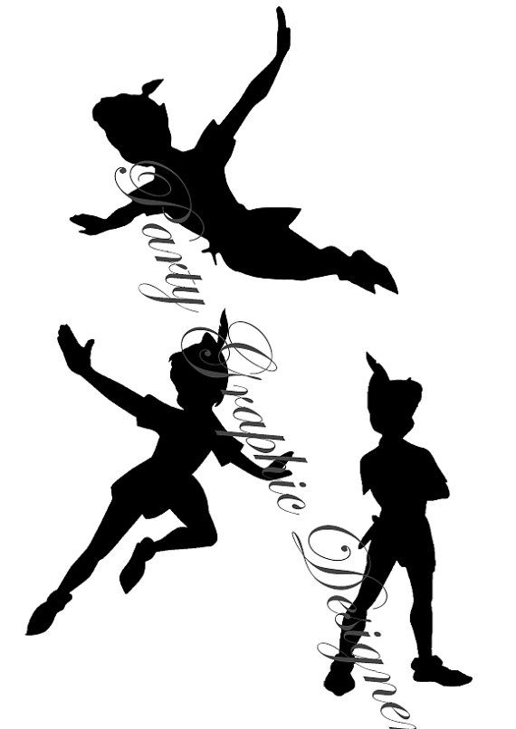Peter Pan Silhouette By Boutiquegraphicparty On Etsy