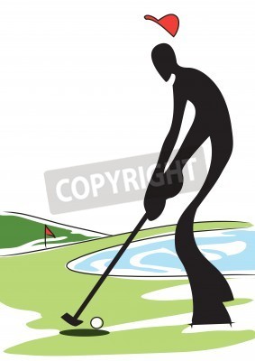Related Pictures Man Playing Golf Royalty Free Clipart Picture