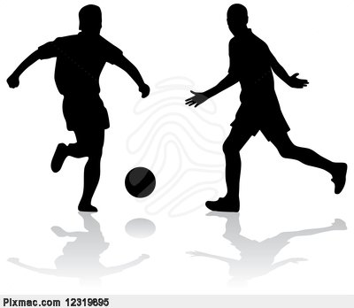 Silhouettes Soccer Stock Photos   Silhouettes Soccer Stock Photography