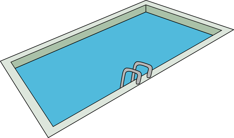 Swimming Pool By Laobc   A Swimming Pool With A Swimming Pool Ladder