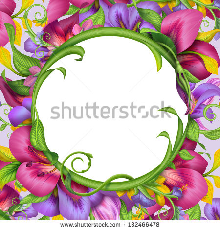 Tropical Flower Borders And Frames Images   Pictures   Becuo