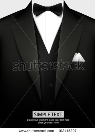 Vector Download   Tuxedo Vector Background With Bow