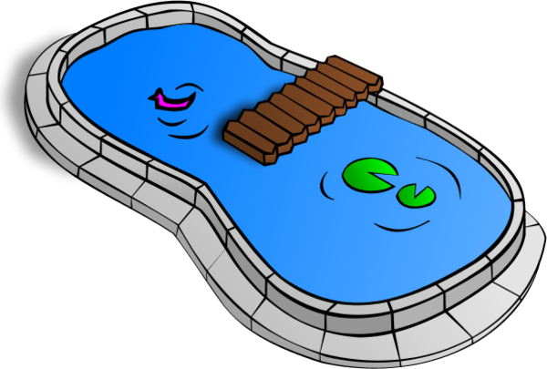 Water Bond Swimming Pool   Vector Clip Art