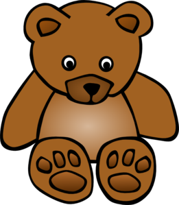 Baby Brown Bear1 Clip Art At Clker Com   Vector Clip Art Online