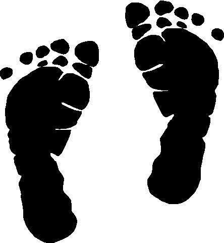 Baby Footprints Vinyl Decal