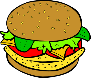 Chicken Burger Clip Art At Clker Com   Vector Clip Art Online Royalty    