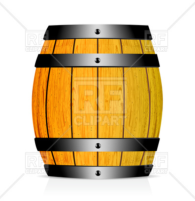 Clipart Catalog   Objects   Wooden Wine Barrel Download Royalty Free