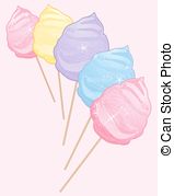 Cotton Candy Clip Art Vector And Illustration  272 Cotton Candy