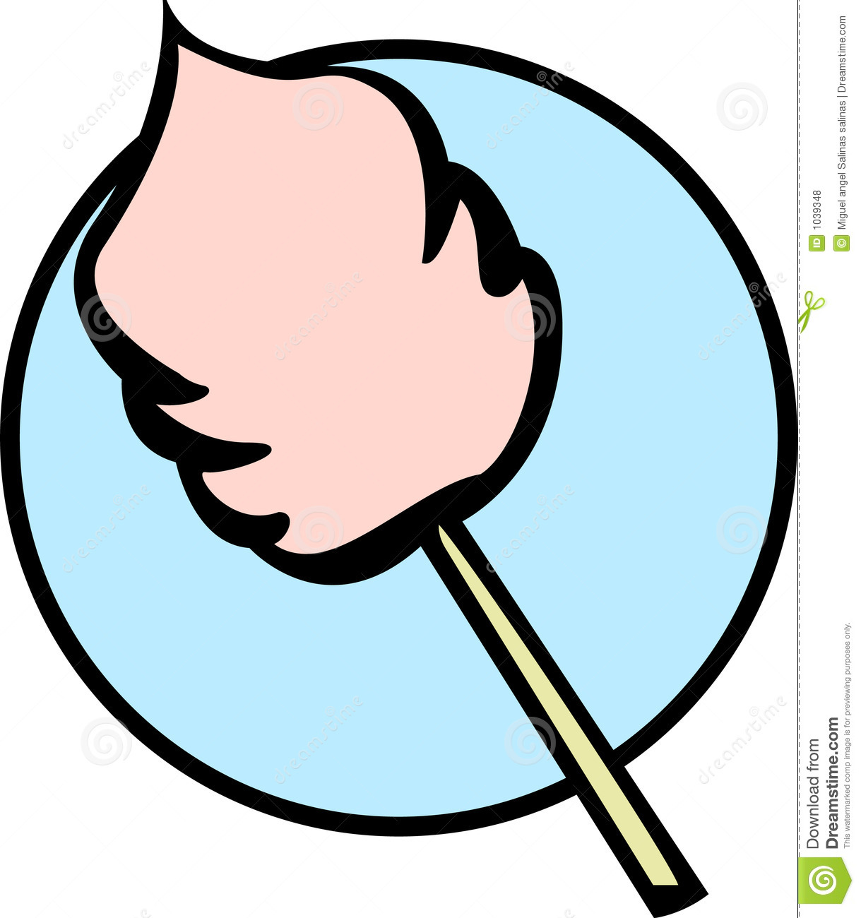 Cotton Candy Sweet Dessert  Vector File Available Royalty Free Stock