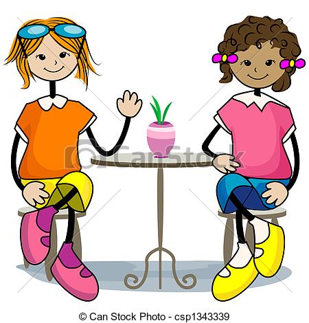 Friends Hanging Out Clip Art