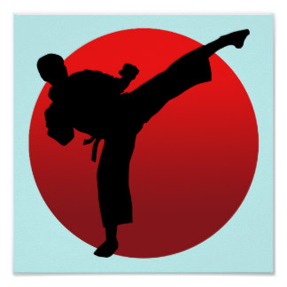 Karate Figures Clip Art