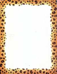 Leopard Print Border Template Free Cliparts That You Can Download To
