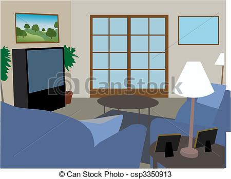 Living Room   Angled View Of Interior    Csp3350913   Search Clip    